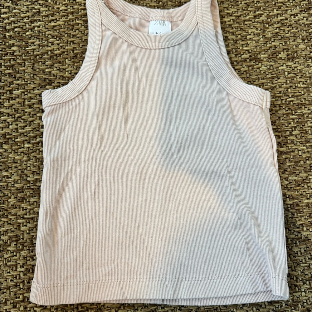 Zara Light Pink Sleeveless Top